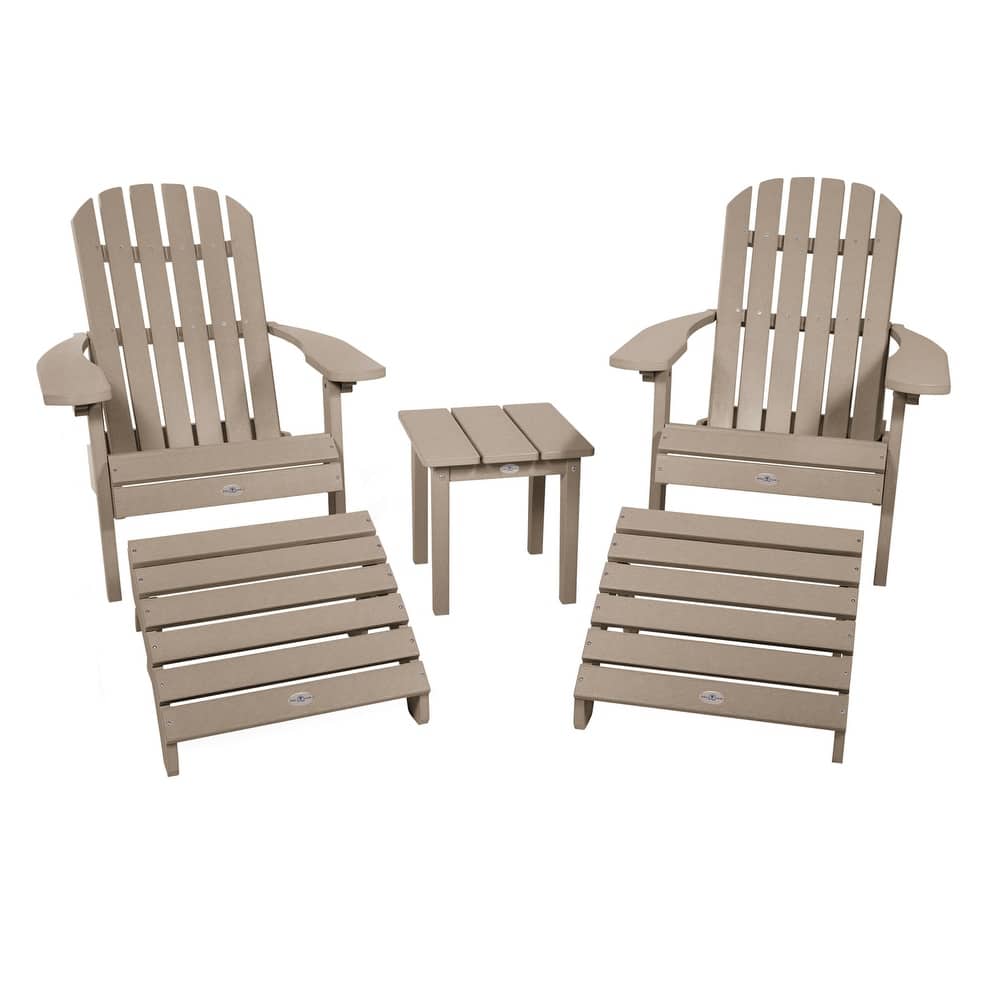 BAHIA VERDE OUTDOORS Cape 5-Piece Adirondack Conversation Set