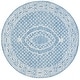 preview thumbnail 34 of 42, SAFAVIEH Handmade Ebony Manon Modern Wool Rug 6' Round - Ivory/Navy - Round
