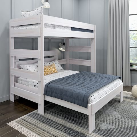 Max and Lily Farmhouse Twin over Full L Shaped Bunk Bed