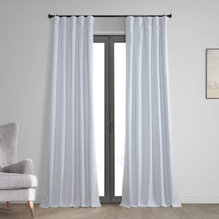 Exclusive Fabrics Vintage Thermal Cross Linen Weave Blackout Curtains (1 Panel)
