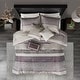 preview thumbnail 26 of 31, Madison Park Melody 7 Piece Jacquard Comforter Set