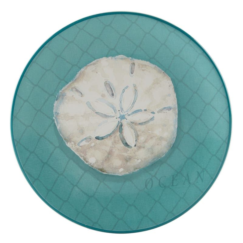 Certified International Ocean View Set of 4 Salad Plates - 9" Diam x 1"