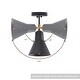 preview thumbnail 5 of 5, Carbon Loft Merida Adjustable Black 1-light Wall Lamp Sconce - W6.3"x H9.5"x E9"