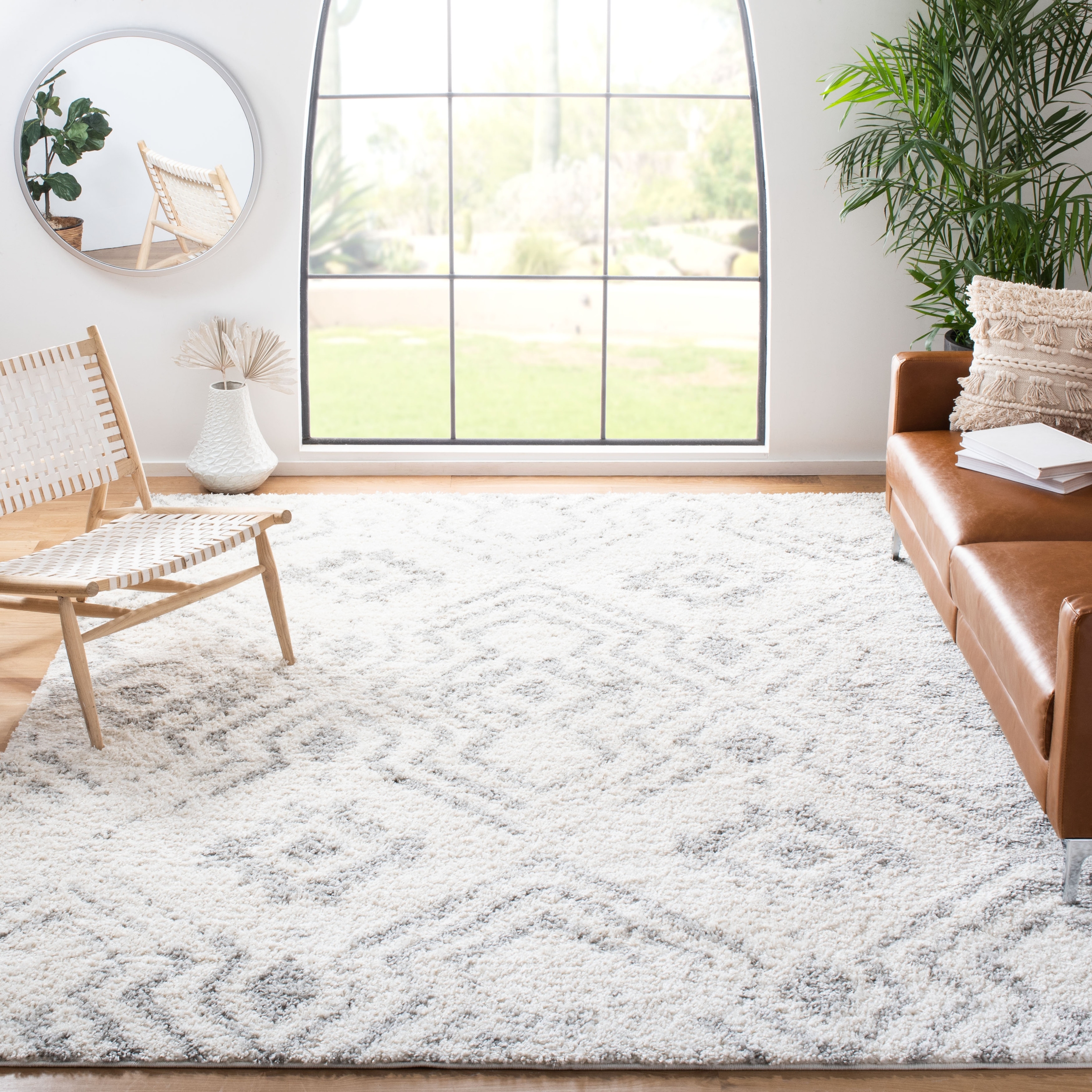 SAFAVIEH Arizona Shag Srbislava 1.2-inch Thick Rug