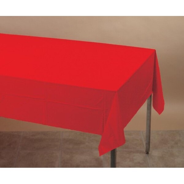 Shop Pack Of 24 Classic Red Disposable Plastic Banquet Party Table