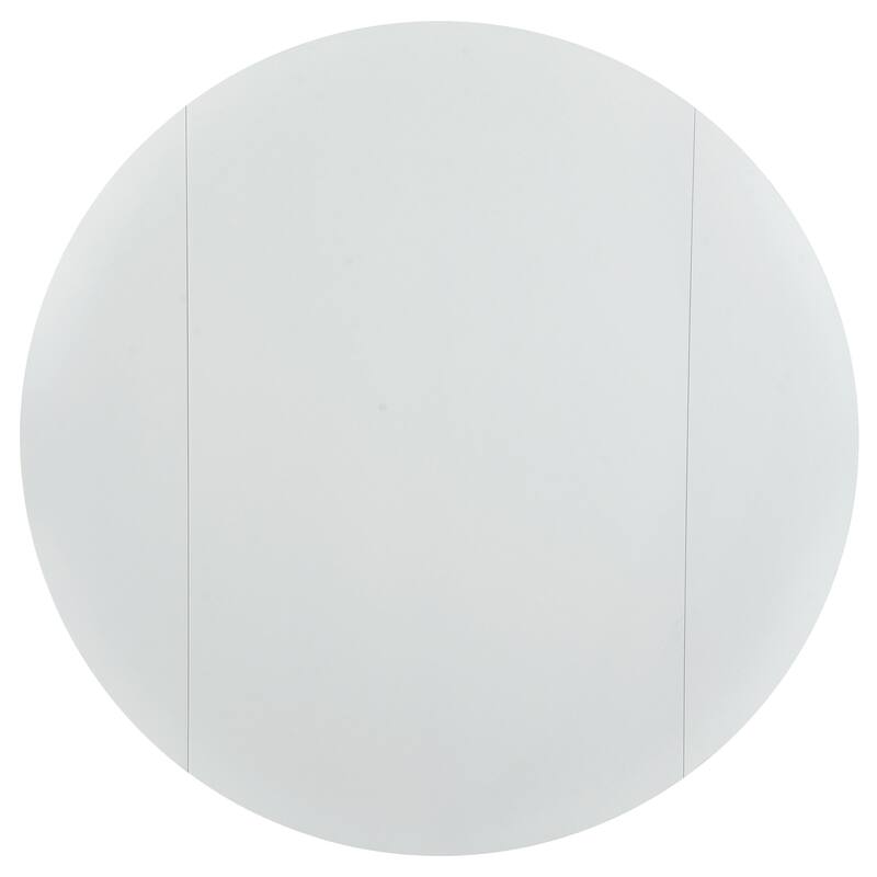 Bucknell 3-piece Round Drop Leaf Dining Table Set White