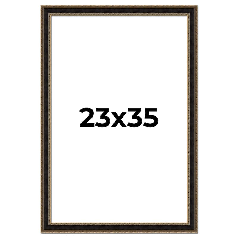 23x35 Frame Gold Antique Vintage Sold Wood Picture Frame | 1.75 Inch