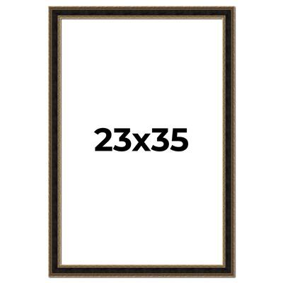 23x35 Frame Gold Antique Vintage Sold Wood Picture Frame | 1.75 Inch
