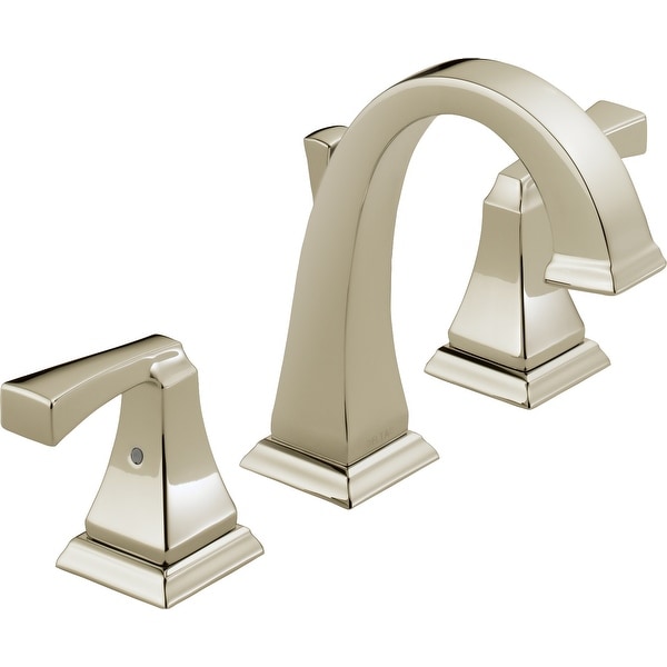 Delta 3551LF Dryden Widespread Bathroom Faucet with Metal Drain Assembly