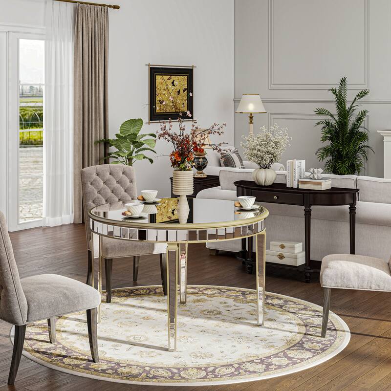 Contemporary Round Dining Table
