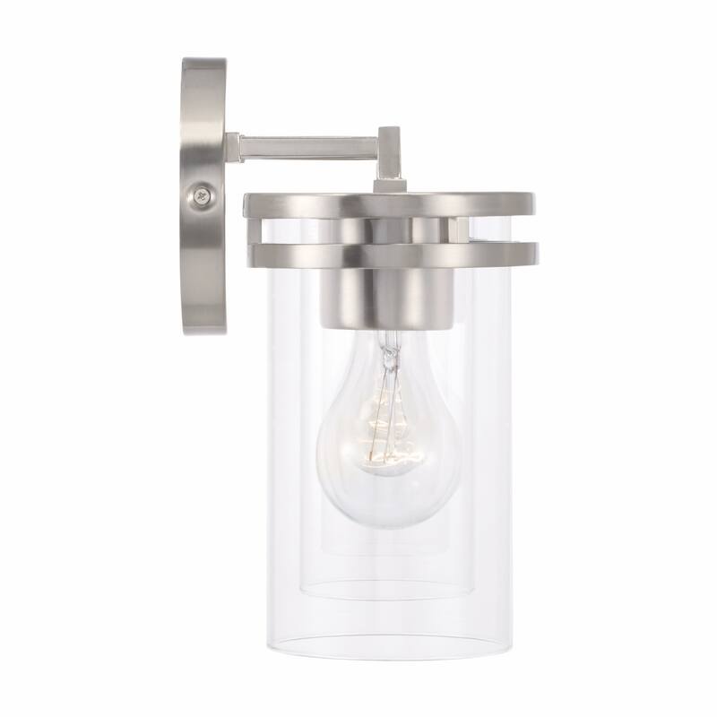 Fuller 3-light Bath/ Vanity Fixture w/ Clear Glass