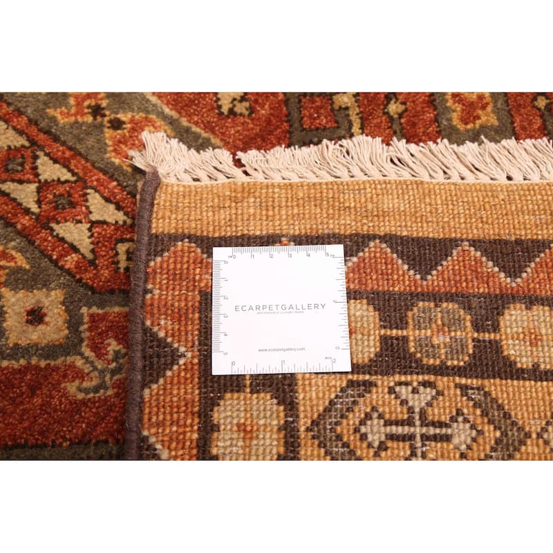 ECARPETGALLERY Hand-knotted Jules Sultane Dark Copper Wool Rug - 7'10 x 9'9