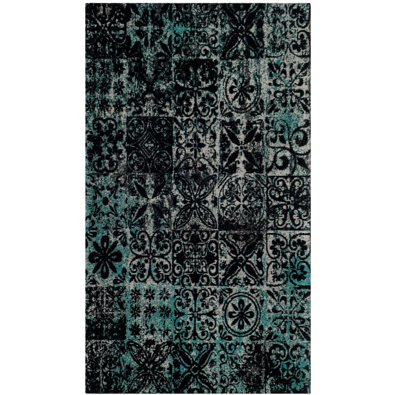 SAFAVIEH Classic Vintage Boho Roosa Distressed Oriental Cotton Rug