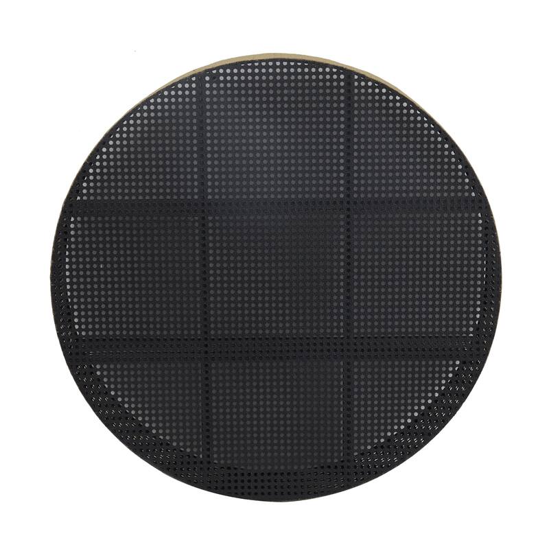 Metal Round 8 Cubbies Wall Shelf - Black - Roche River Decor
