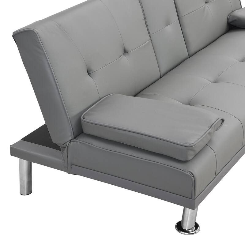 Wooden frame lounge chair with armrests stainless steel legs
