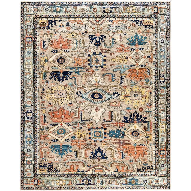 Serapi One-of-a-Kind Hand-Knotted Area Rug - Beige - 8' 0" x 9' 11"