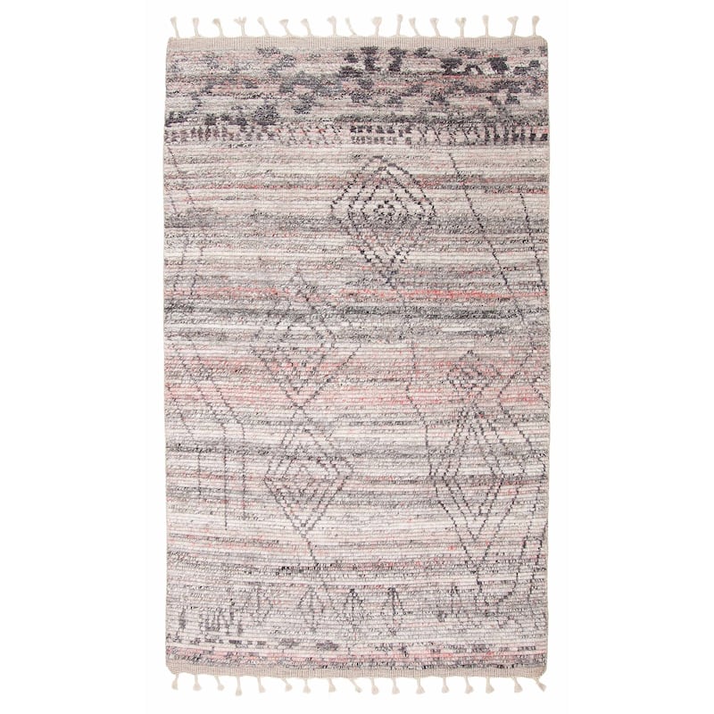 Tangier Grey Rug 5'1" x 8'6" - 5'1 x 8'6 - Light Grey - 5'1 x 8'6