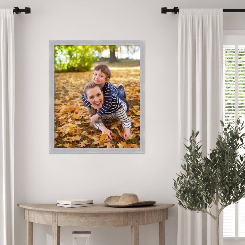 Grace Brushed Gold Narrow Framed Picture Frame, Photo Frame