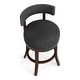 preview thumbnail 16 of 32, Furniture of America Fendeson Transitional Nailhead Swivel Barstool (Set of 2)