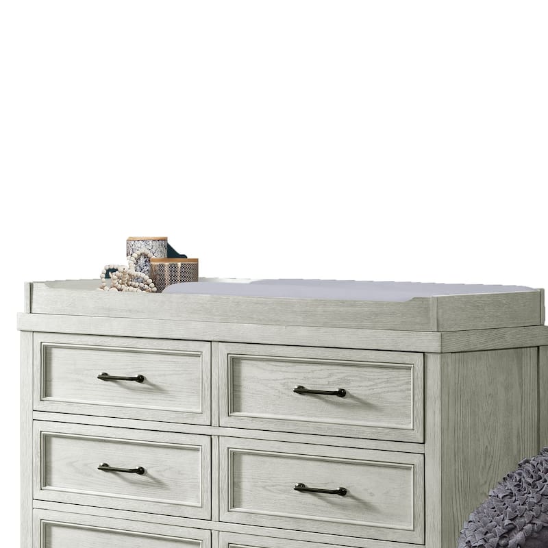 Foundry 51" Wide Traditional Changing Tray, White Dove