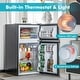 preview thumbnail 4 of 8, Costway 3.2 Cu.Ft Mini Refrigerator with Freezer Compact Fridge with - See Details