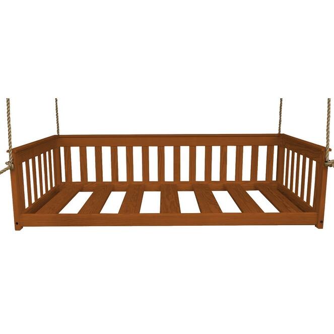 Pine Twin Size Mission-Style Daybed with Rope