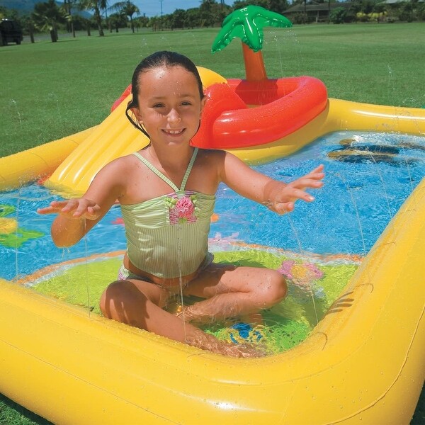 Intex 100x77 Inch Inflatable Ocean Play Center & 8.5x5.75