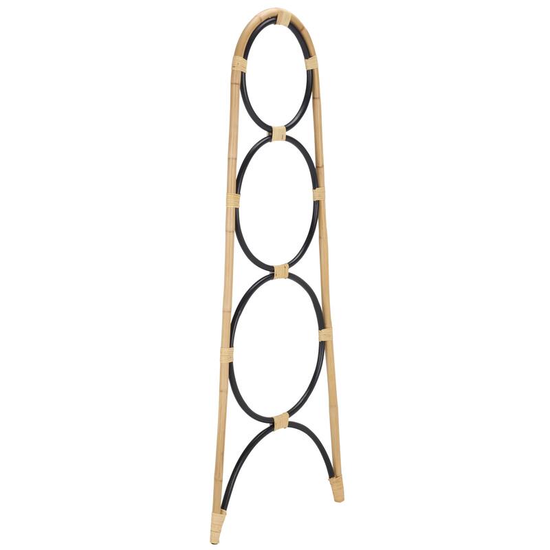 SAFAVIEH Madhavi 3 Tier Towel Hanger - 27.2"W x 1.2"D x 67"H - 27"W x 1"D x 67"H