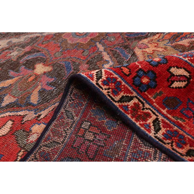 ECARPETGALLERY Hand-knotted Antalya Vintage Red Wool Rug - 4'9 x 8'3