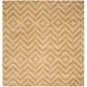 preview thumbnail 11 of 42, SAFAVIEH Handmade Cambridge Lorraine Modern Wool Rug 6' Square - Taupe/Gold - Square