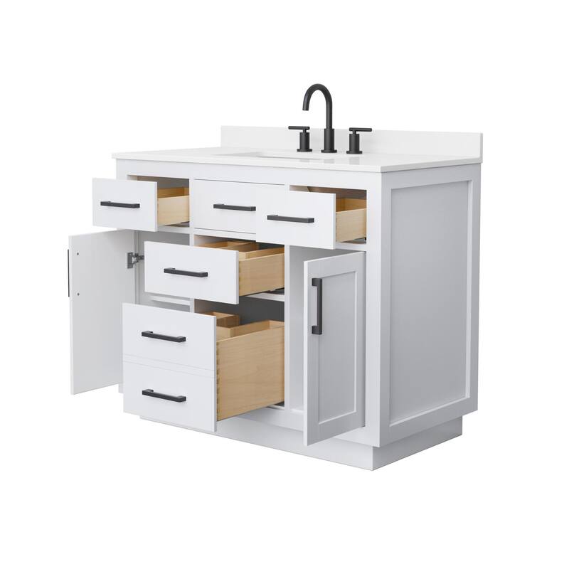 Wyndham Collection WCG262642S-QTZ-US3MXX Beckett TK 42" Free Standing