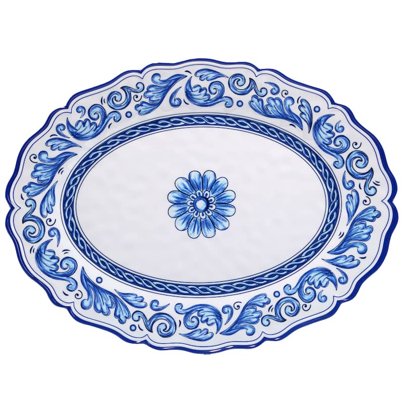 Certified International Veranda Melamine 2-piece Platter Set