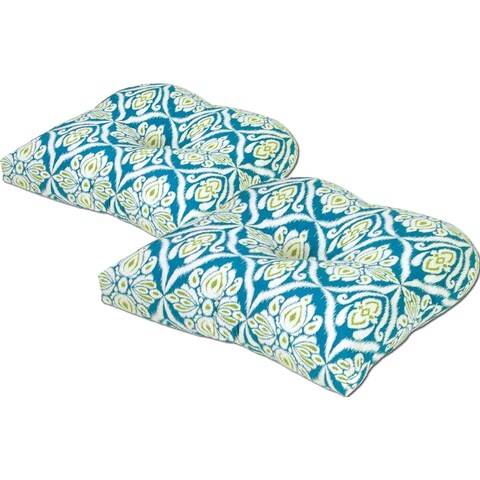 Tempo Outdoor Jaipur Peacock Single U Cushion Set of 2 - 19 in x 19 in