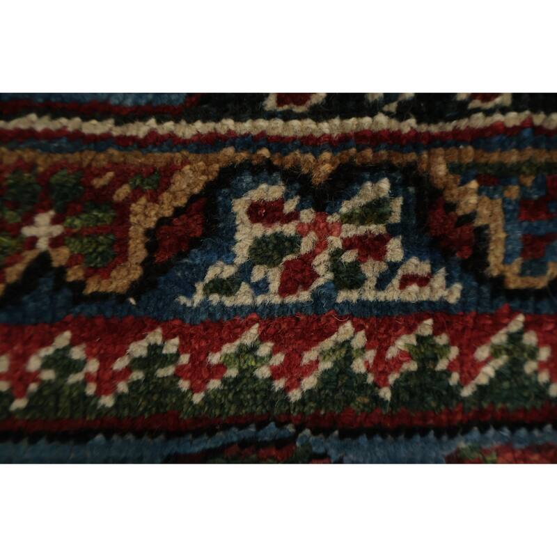 Hand Knotted Oriental 100% Wool Carpet Traditional Medallion Red Heriz (serapi) Area Rug - 11' 8'' X 9' 0''
