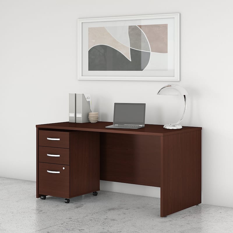 Studio C 60W x 30D Office Desk with Drawers by Bush Business Furniture