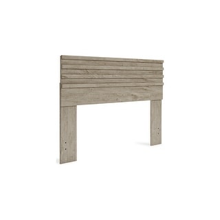 Signature Design by Ashley Oliah Brown Woodgrain Panel Headboard