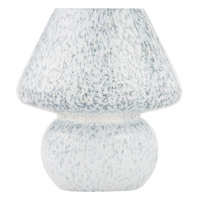 Luna River of Goods Green/Blue Glass Mushroom 8.75-Inch Accent Lamp - 7.5" x 7.5" x 8.75" - 7.5" x 7.5" x 8.75" - Green/White