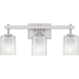 Brenthouse 3-Light Brushed Nickel Bath Light