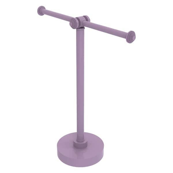 Allied Brass Vanity Top 2 Arm Guest Towel Holder in Unlacquered Brass Allied Brass Vanity Top 2 Arm Guest Towel Holder in Unlacquered Brass