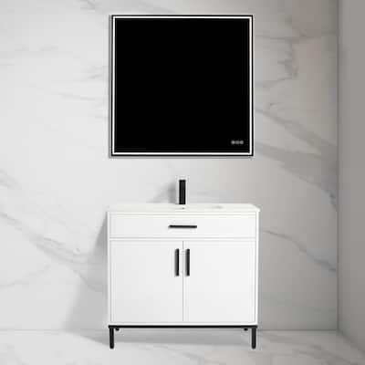 Blossom 36-Inch Freestanding Bathroom Vanity with SMC Sink