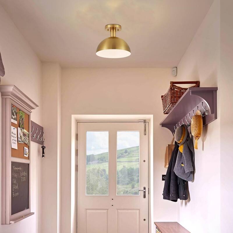 11.8’’ Kitchen light gold ceiling light copper, plated iron light fixture - N/A