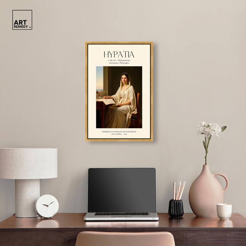 Philosopher of Alexandria Canvas by Art Remedy