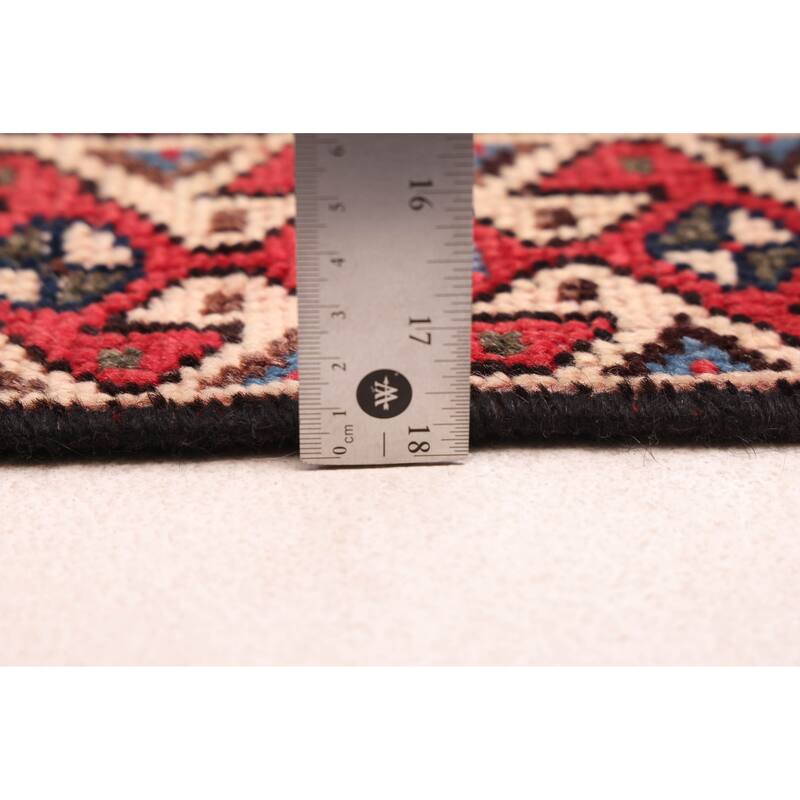 ECARPETGALLERY Hand-knotted Konya Anatolian Red Wool Rug - 6'0 x 9'7