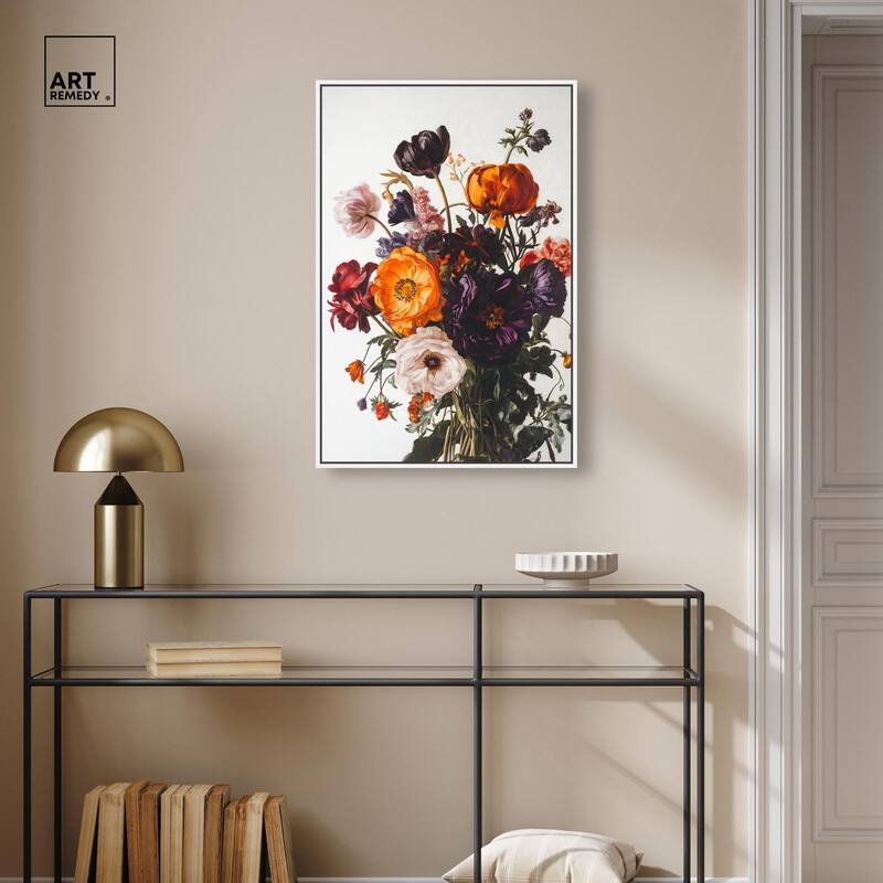 Regal Rose Riot I Canvas by Art Remedy