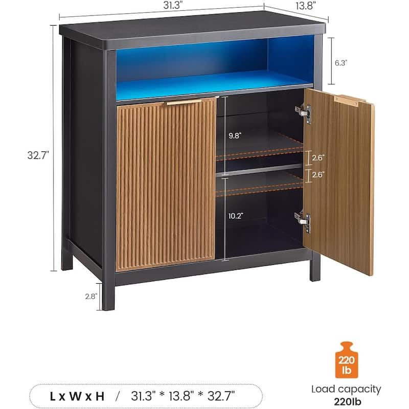 Sideboard Buffet Storage Cabinet,Buffet Table Storage Doors and Drawer