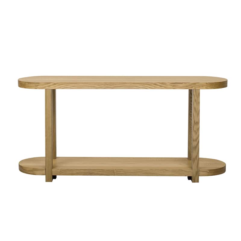 Streamlined desktop design entrance table