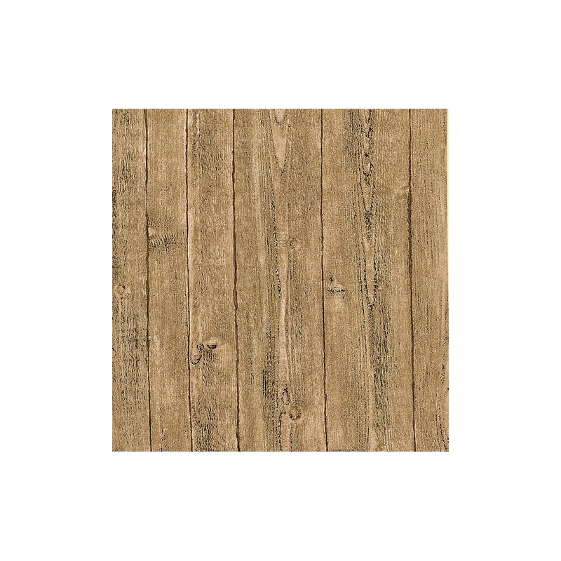 Brewster Orchard Taupe Wood Panel Wallpaper - 20.5in x 396in x 0.025in