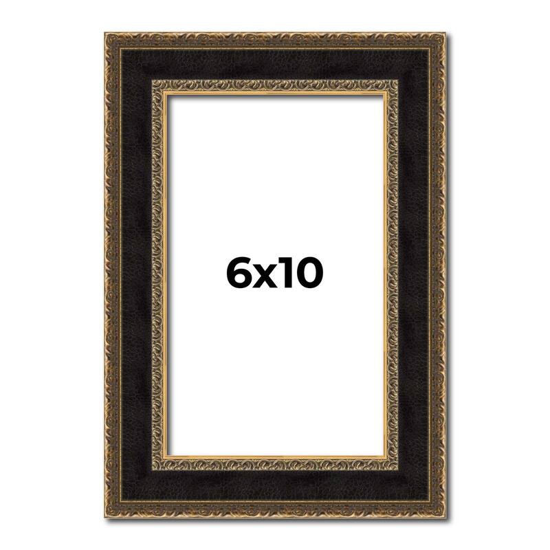 6x10 Frame Gold Antique Vintage Sold Wood Picture Frame | 1.75 Inch