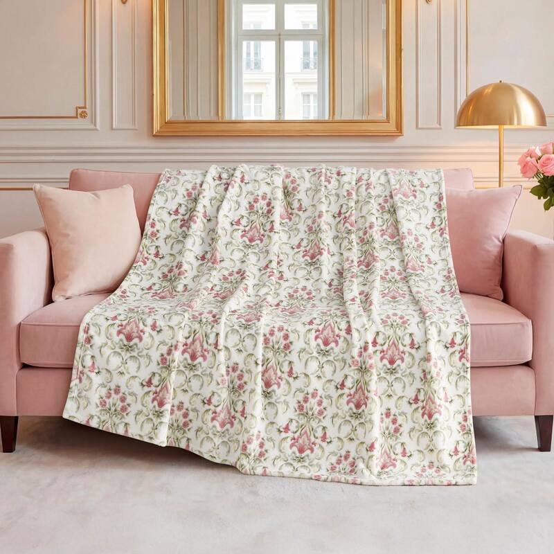 Creative Home Ideas 60" x 70" Plush Throws - 60" x 70" - Green