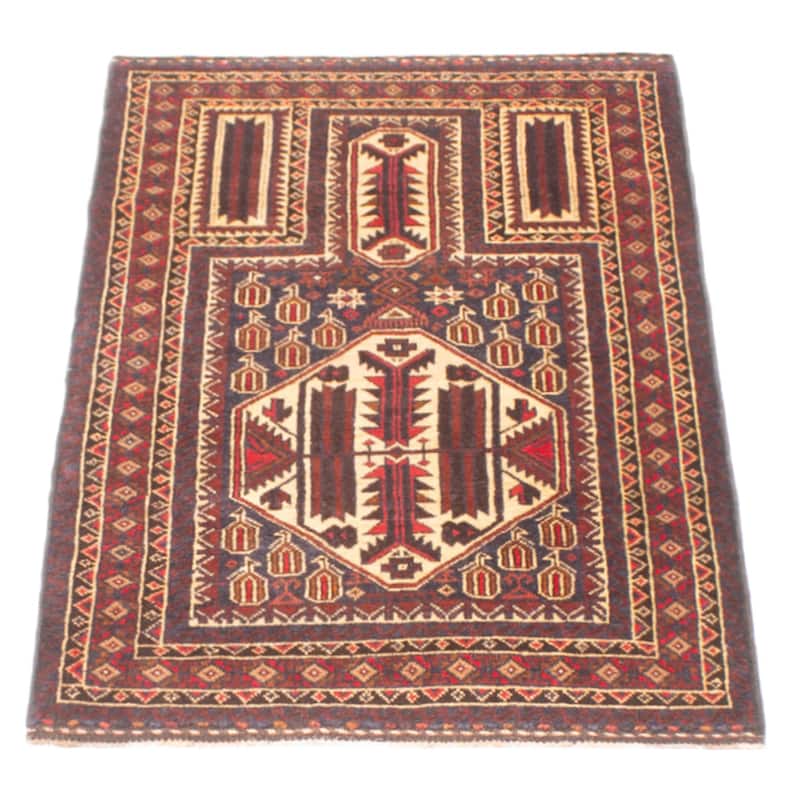 Teimani Brown Rug 2'10" x 4'11" - 2'10 x 4'11